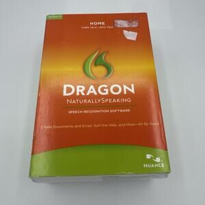 Dragon Naturally Speaking Home Version 11 With Head Set Brand NEW